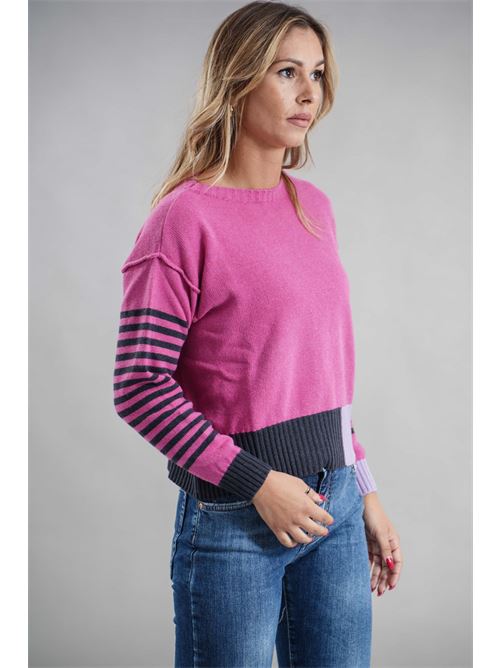 Maglia in misto lana brand unique | 24015SSFUXIA